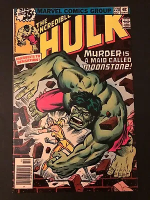 Buy The Incredible Hulk 228, 1st Appearance MOONSTONE Newsstand • 23.65£