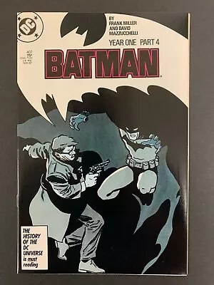 Buy Batman #407 *high Grade!* (dc, 1987) Year One! Miller! Lots Of Pics! White Pages • 23.95£