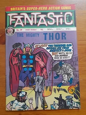 Buy Fantastic #39 Nov 1967 VGC 4.0 Power Comic Reprints Journey Into Mystery #113 • 14.99£