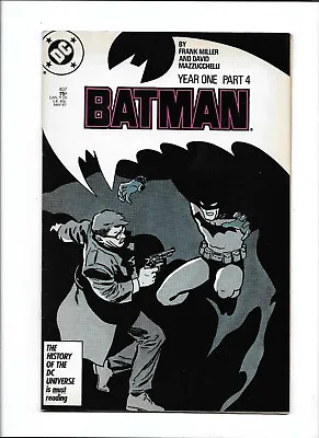 Buy Batman #407 [1987 Fn-]  Year One  Pt.4    Frank Miller • 10.38£