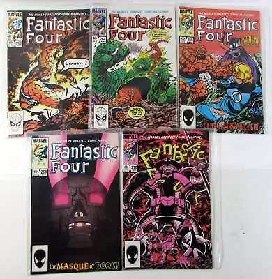 Buy Fantastic Four Lot Of 5 #263,264,266,268,270 Marvel (1984) 1st Series Comics • 29.72£