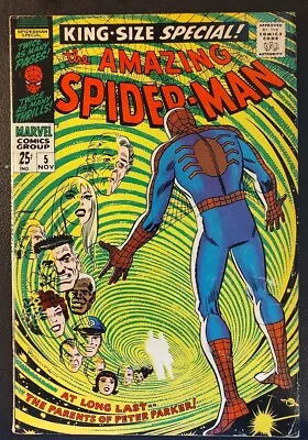 Buy Amazing Spider Man Annual 5 1968 Pete Parker's Parents High Grade Copy!!🔥💎🔑 • 72.34£