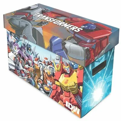 Buy BCW Short Cardboard Comic Book Storage Box With Transformers Artwork Design • 31.55£