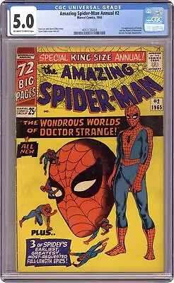 Buy Amazing Spider-Man Annual #2 CGC 5.0 1965 4003126004 • 181.32£