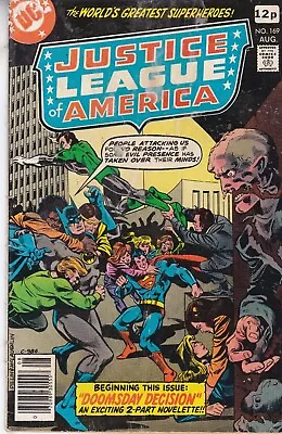 Buy Dc Comics Justice League Of America Vol. 1 #169 Aug 1979 Reader Copy • 4.99£