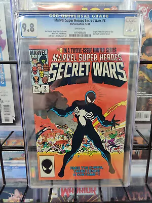 Buy Marvel Super-heroes Secret Wars #8 (1984) - Cgc Grade 9.8 - 1st Black Suit App! • 439.74£