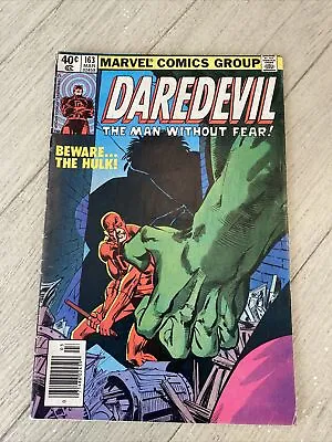 Buy 1979 Marvel Comics Daredevil Issue Number 163 • 19.71£