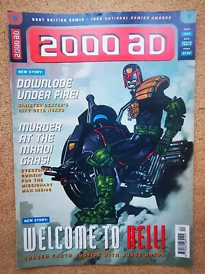 Buy 2000AD Judge Dredd Comic #1092 04/98 - Murder At Mardis Gras / Welcome To Hell • 3£