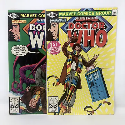 Buy Marvel Premiere Issue #57 1st Appearance Doctor Who And #58 - Bronze Age • 23.61£