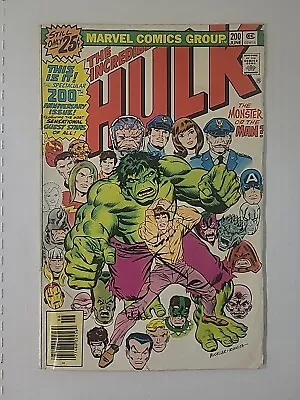 Buy Incredible Hulk 200 Milestone Issue + Marvel Value Stamp Newsstand • 7.92£