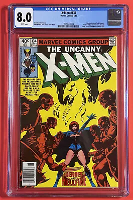 Buy Uncanny X-men 134 (marvel 1980) Newsstand | 1st Dark Phoenix | Cgc 8.0 • 119.85£