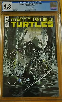 Buy 💥teenage Mutant Ninja Turtles #110 Cgc 9.8 1:10 Variant Last Ronin Preview💥 • 80.43£