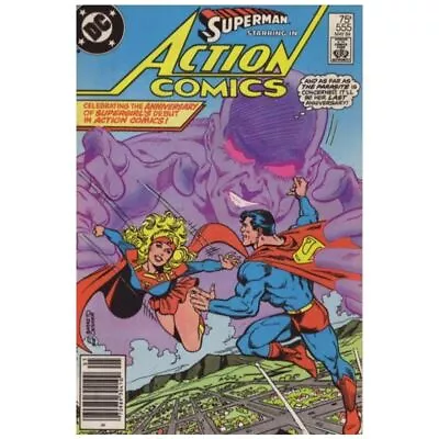 Buy Action Comics (1938 Series) #555 Newsstand In F Minus Condition. DC Comics [h* • 2.88£