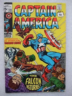 Buy Captain America   #126  1st Appearance Of Diamond Head • 19.99£