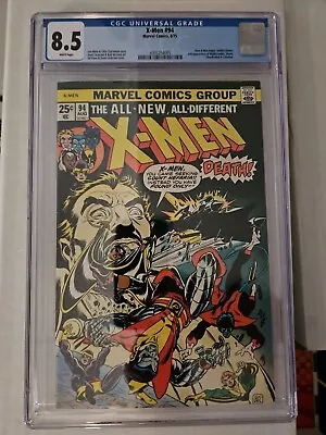 Buy X-Men #94 (CGC 8.5) White Pages - New X-Men Begins (Marvel 1975) • 1,025.46£