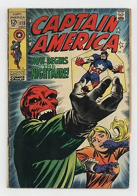 Buy Captain America #115 GD- 1.8 1969 • 15.83£