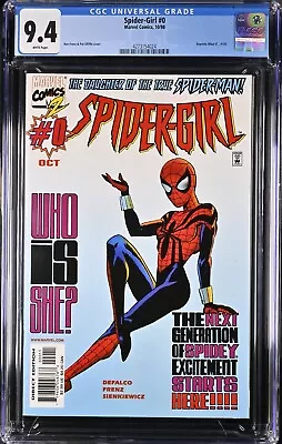 Buy Spider-girl #0 (10/98) ~ Cgc 9.4 ~ White Pages ~ Reprints What If #105 • 23.89£
