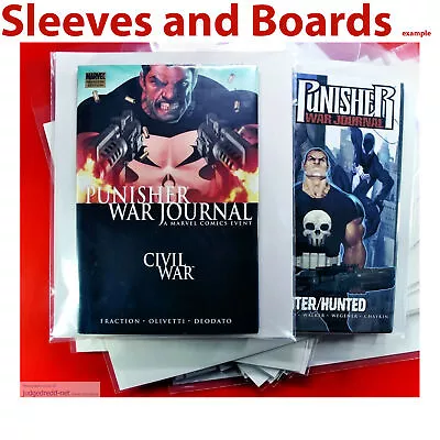 Buy New Graphic Novel Sleeves Only. Size2 For Comics Annuals And Paperbacks X 50 . • 18.99£