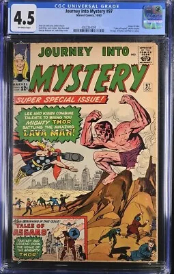 Buy Journey Into Mystery 97 CGC 4.5 Origin Of Odin  Tales Of Asgard  Begins 1963 • 94.53£