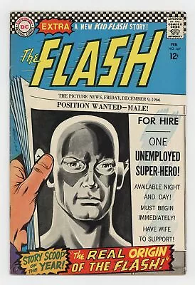 Buy Flash #167 VG 4.0 1967 Low Grade • 8£