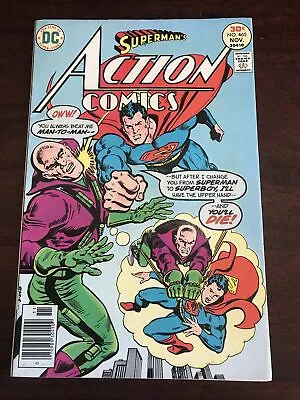 Buy Action Comics #465 Newsstand - Superman Vs Lex Luthor - 1976 - VF/NM • 15.80£