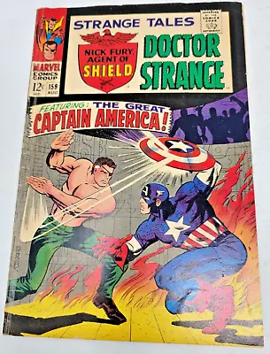 Buy Strange Tales #159 Jim Steranko 1st Captain America Work *1967* 6.0 • 75.95£