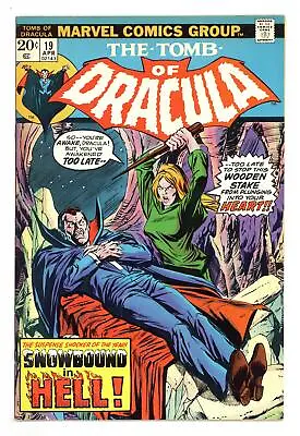 Buy Tomb Of Dracula #19 VF- 7.5 1974 • 32.34£