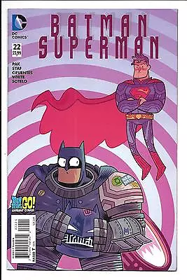 Buy Batman / Superman # 22 Dc Comics Teen Titans Go! Variant Cover Sept 2015 NM New • 3.95£