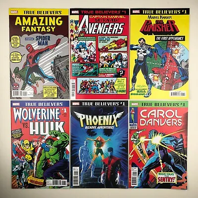 Buy True Believers, Amazing Fantasy #15, Spider-Man #129, Hulk #181, Avengers Annual • 16.22£