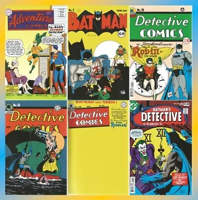 Buy Lot Of 6 DC Facsimile - Batman Detective Adventure Comics - Lot Of 6 All NM+ • 31.62£