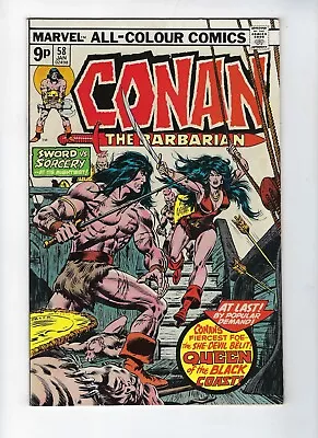 Buy CONAN THE BARBARIAN # 58 (1st Full App. BELIT Queen Of The Black Coast 1976) VF • 19.95£