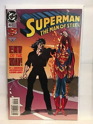 Buy Superman Man Of Steel (1995) #45 VF/NM 1st Print DC Comics • 2.40£
