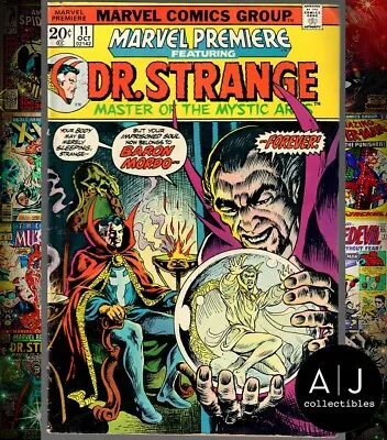 Buy Marvel Premiere #11 FN+ 6.5 Off-White Pages (1972 Series) • 8.44£