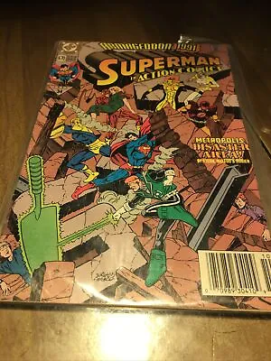 Buy Superman In Action Comics #670 Armageddon 1991 Metropolis: Disaster Area! DC Com • 5.91£