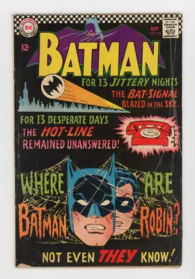 Buy Batman 184 Love This Cover! Affordable DC Silver Age, Batman Tv Show Era • 13.05£