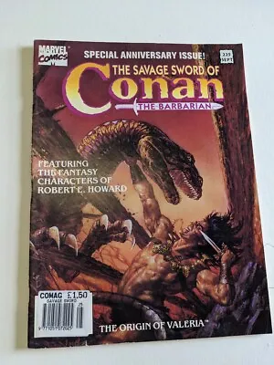 Buy The Savage Sword Of Conan` - Black And White Magazine No. 225 - Near Mint • 6.50£