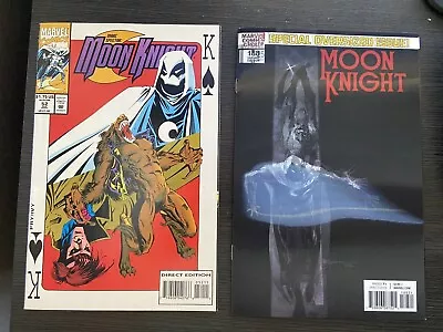 Buy Moon Knight #52 (1993) - Fn/vf & Moon Knight #188 (2016) - Nm • 6.80£