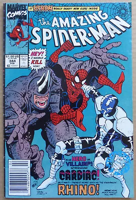Buy The Amazing Spider-man #344, Introducing  Cardiac , News-stand Edition. • 19.50£