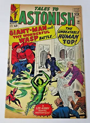Buy Tales To Astonish #50 1963 [FN] 1st Human Top (Whirlwind) 3rd GiAnt Man Silver • 57.56£