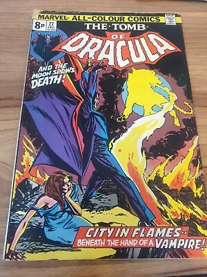 Buy Tomb Of Dracula #27 December 1974 Gene Colan First Appearance Mae Li  Key Issue! • 6.99£