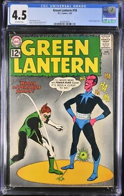 Buy (1963) Green Lantern #16 Cgc 4.5 Owp! Sinestro Cover & Appearance • 79.05£