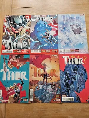 Buy Thor #1-8 & Annual Complete Set (2014) 1st Cover Jane Foster Mighty Thor • 30£