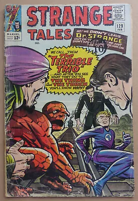 Buy Strange Tales #129, Silver Age Classic With Great Jack Kirby & Steve Ditko Art!! • 12£