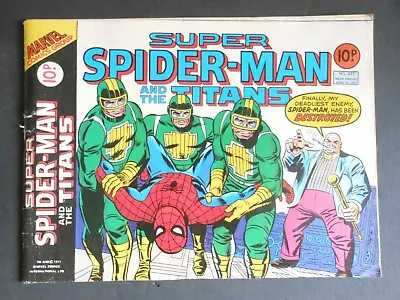 Buy SUPER SPIDER-MAN And THE TITANS Comic No. 227 15 June 1977 Marvel 36 Pages • 4.45£