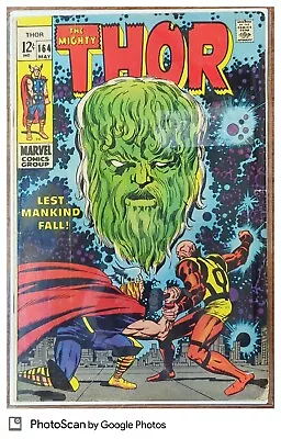 Buy The Mighty Thor 164 Marvel Comics 1969 3rd Appearance Of Him (Warlock) • 31.97£