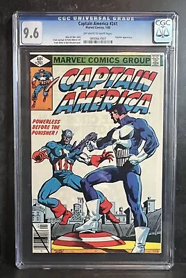 Buy CAPTAIN AMERICA #241 (1980) -  CGC 9.6 - Featuring The PUNISHER - Key Issue • 169.95£