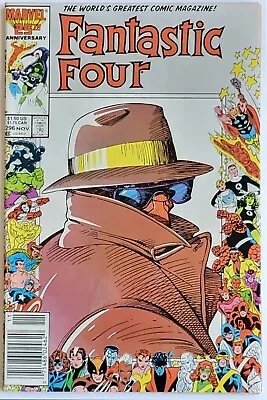 Buy Fantastic Four #296 (1986) Key Marvel 25th Anniversary Border, Thing Rejoins FF • 20.56£