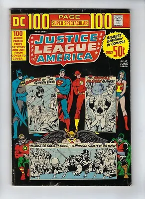 Buy DC 100 PAGE SUPER SPECTACULAR # DC-17 (JUSTICE LEAGUE Of AMERICA, June 1973) FN- • 11.95£
