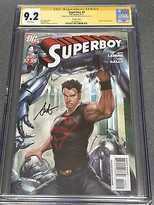 Buy Superboy #4 Artgerm Variant CGC SS 9.2   Rare Variant Signed By Artgerm!!! • 138.36£