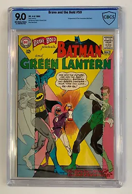 Buy THE BRAVE AND THE BOLD #59, DC Comics, CBCS 9.0 Not CGC, Batman & Green Lantern • 209.41£